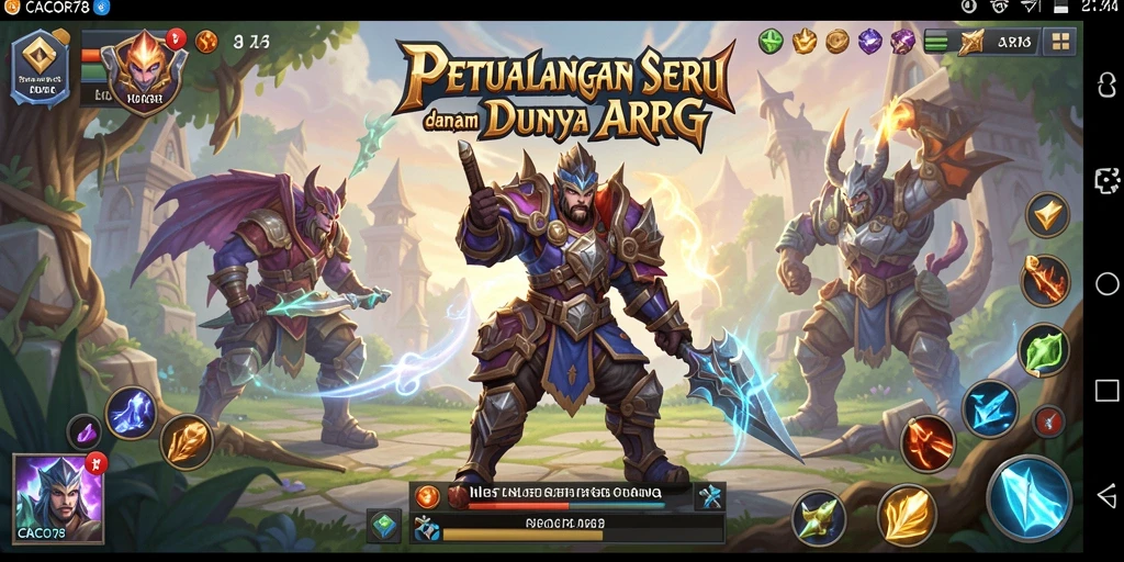 Gameplay menegangkan dalam dunia petualangan ARPG yang menawan.