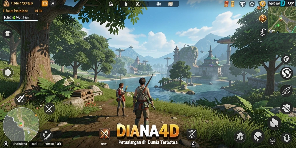 Tangkap momen aksi seru di dunia terbuka DIANA4D.