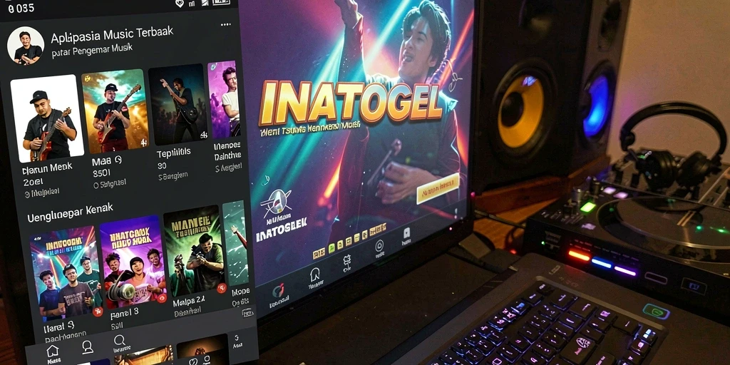 Gameplay INATOGEL menampilkan pengalaman mendengarkan musik yang menyenangkan.