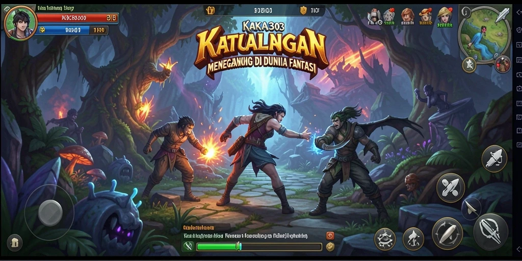 Tampilan gameplay KAKA303 yang menakjubkan di dunia petualangan.