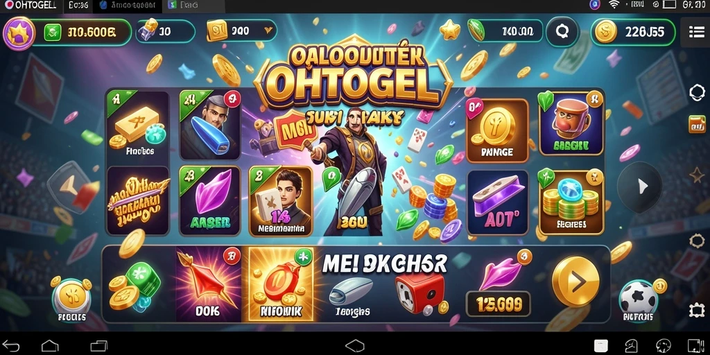 Tampilan antarmuka OHTOGEL yang menarik dan informatif.