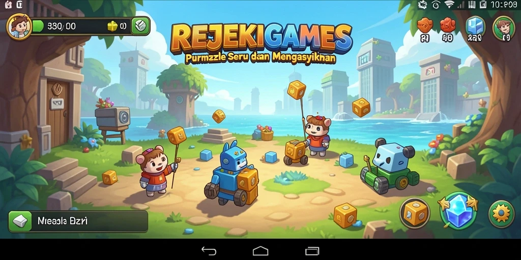 Tampilan menarik dan gameplay seru di REJEKIGAMES.