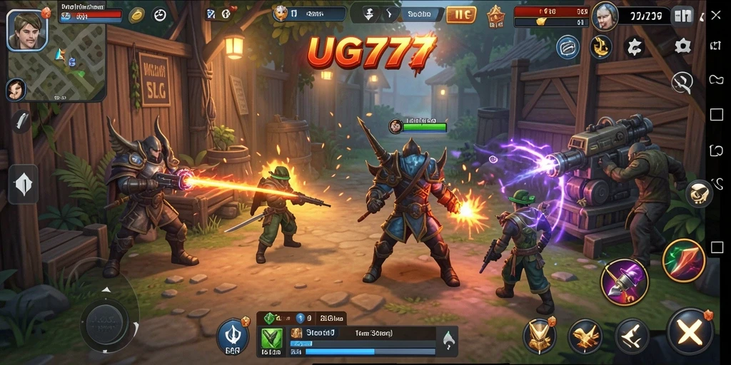 Tampilan gameplay UG777 dengan strategi SLG yang menarik.