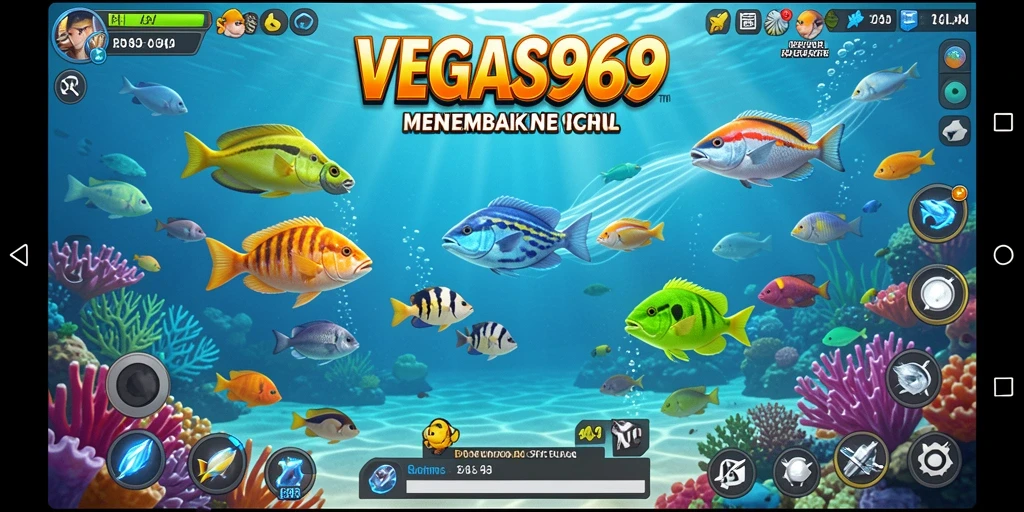 Screenshot gameplay Tembak Ikan yang menegangkan di VEGAS969.