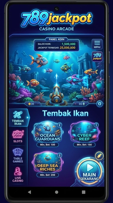 Tampilan utama aplikasi 789jackpot yang mudah dijelajahi.